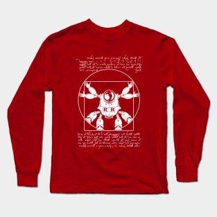 Vitruvian ribbon (white) Long Sleeve T-Shirt